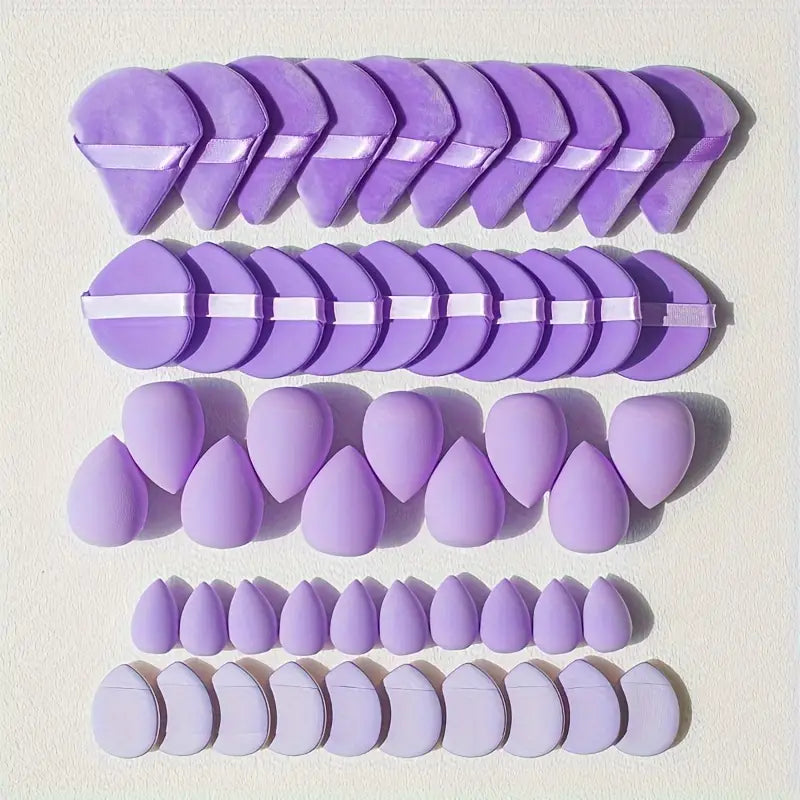 Make Up Sponge set - 5 Pcs - Purple