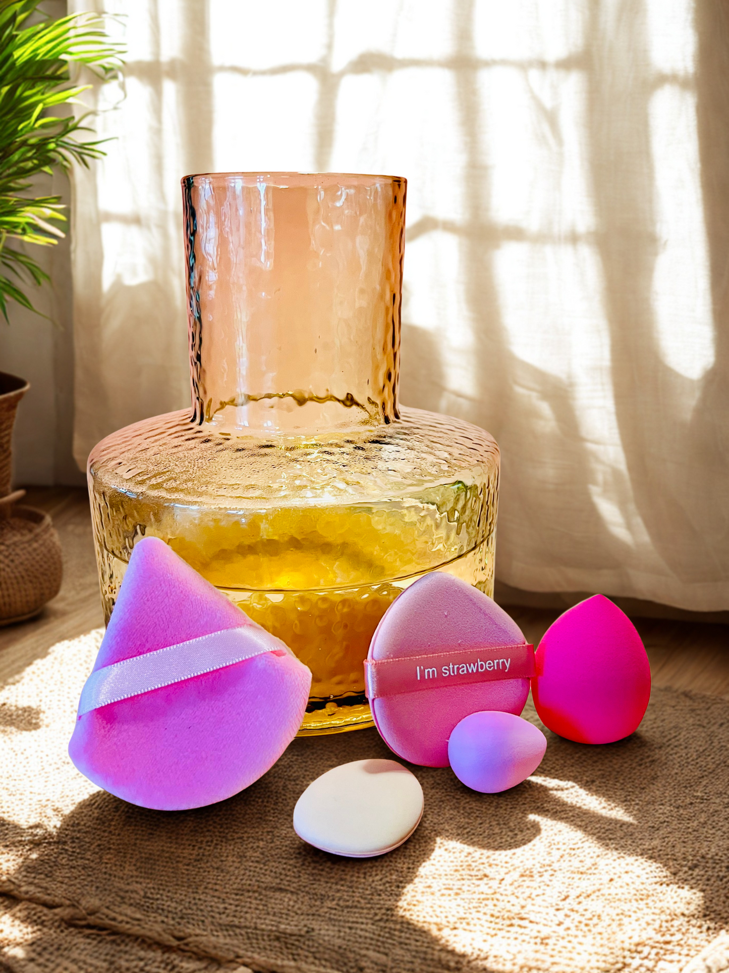 Make Up Sponge set - 5 Pcs - Pink